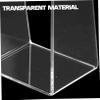 balacoo Acrylic Table Tennis Racket Display Stand Clear Holder for Storage Space-Saving Base for Home Use and Easy to Clean Bat Holder for Indoor Showcasing view 3