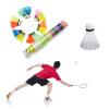 12Pcs Badminton for Game Sports Entertainment Shuttlecock, Random Color Shuttlecock Plastic Badminton EVA Head Badminton view 2