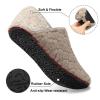 Fires Men's & Women's Slippers with Non-Slip Rubber Sole - Soft, Fuzzy Indoor/Outdoor & Travel Slippers - Light Grey, 9.5-10 Women/8-8.5 Men view 3