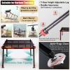 LXLZYXSF All Terrain Fishing Platform Dock - Height Adjustable Legs & Anti-Trapping Feet, Foldable Fishing Deck with Handle & Shoulder Strap & Fishing Pole Holder(100x90x130cm/39x35x51in) view 4