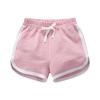 NineFit Basics Kids Toddler Boys Girls Cotton Athletic Shorts Solid Color Active Running Shorts for Baby Girl's Boy's (Pink, 2-3 Years) view 1