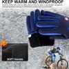 ActFun Winter Gloves Women Windproof Heat Warm Thermal Gloves Men, Anti Slip Touchscreen Cycling Gloves, Outdoor Sport Running Driving Walking Biking Riding Motorcycle Cold Weather Ladies Glove,Blue view 3