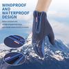 ActFun Winter Gloves Women Windproof Heat Warm Thermal Gloves Men, Anti Slip Touchscreen Cycling Gloves, Outdoor Sport Running Driving Walking Biking Riding Motorcycle Cold Weather Ladies Glove,Blue view 4