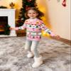Toddler Christmas Sweater Snowman Girls Knit Crewneck Snowflake Pullover Kids Cute Xmas Pink Clothes Tops 3-7 Years (Pink, 5-6 Years) view 4