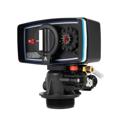 YIYIBYUS 5600 Water Softener System 12-Day Timer Control Valve Head for Water Filter Softener Resin Tank with Fine Thread