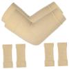 COOLHIYA 3pairs Elastic Arm Sleeves for Sports Comfortable Forearm Elbow Support for Yoga Volleyball and Dance Breathable Multiple Uses Washable Design view 1