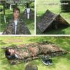 GHILEO Camo Poncho Liner, Army Blanket, Military Sleeping Bag, with A Compression Carrying Bag, for Traveling, Hiking, Camping, Outdoor Survival, Car Blanket view 3