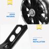 Toddmomy 2pairs Adjustable Bike Stabilizers for Boy Girl Versatile Balance Wheels High Strength Construction Easy to Install and Safe Auxiliary Wheels for Boys and Girls Bicycles Black view 3