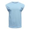 Ymosrh Tank Top Mens, Casual Workout Sleeveless Gym Muscle Tee Bodybuilding Shirt Mens Workout Undershirt Man Tank Top (L, Light Blue) view 3