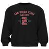 Venley NCAA Officially Licensed Apparel San Diego State University Gameday SDSU Aztecs Logo Unisex RYLSDS02 Sweatshirt SanDiego02S Black X-Large view 1
