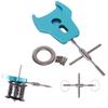 1Pc Reel Bearing Remover Kit Baitcasting Reel Maintenance Tools Stainless Steel Repair Kit Spool Dismantling Device Pin Accessories(Black) view 3
