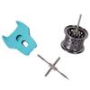1Pc Reel Bearing Remover Kit Baitcasting Reel Maintenance Tools Stainless Steel Repair Kit Spool Dismantling Device Pin Accessories(Black) view 4