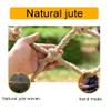 Fall protection nets protective nets fences stairs fall protection nets balcony protection nets indoor and outdoor fence nets yellow linen rope nets mountaineering nets garden decorative fence nets de view 3