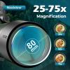 Nexiview 25-75x80 HD Spotting Scope with 64in Tripod and Upgraded Phone Adapter, Clear Image with BAK4 Prism Spotting Scopes for Target Shooting, Bird Watching, Hunting, Wildlife ViewingGreen view 3