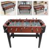 Foosball Table,8-Rod Design Soccer Table Game,Free Standing Foosball Table with Ball Storage Box and Comfort Grip,Modern Foosball Game Table for Living Room,Game Room,Office Break Area view 2