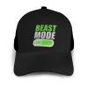 BUECDHYEI Beast Mode Bodybuilding Trucker Hat for Men Women - Outdoors Baseball Snapback Cap Black view 2