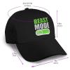 BUECDHYEI Beast Mode Bodybuilding Trucker Hat for Men Women - Outdoors Baseball Snapback Cap Black view 3