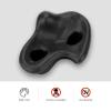 NDNCZDHC 10PCS Rock Climbing Stone with Screw Plastic Rock Wall Climbing Holds Textured Climbing Wall Grips for Indoor 5x4x2.4in (Black) view 4