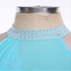 HULIJA Women Applique Lyrical Dance Dress Irregular Flowy Tulle Skirt Leotard Contemporary Dance Costume LightBlue Medium view 2