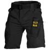 FONMA Mens Cargo Shorts 2025 Summer Outdoor Tactical Shorts Solid/Patriotic Printed Military Pants with Multi Pockets Black Large view 1