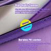 Innovz Professional Pole Dance Crash Mat 4ft 5ft 6.6ft, Folding Circular Pole Crash Pad, Specialized Fall Safety Protection Pad w/Non-Slip PU Leather(Purple,160cmx5cm(63inx2in)) view 2