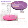 Innovz Professional Pole Dance Crash Mat 4ft 5ft 6.6ft, Folding Circular Pole Crash Pad, Specialized Fall Safety Protection Pad w/Non-Slip PU Leather(Purple,160cmx5cm(63inx2in)) view 4