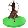 Innovz 1/2/4 Inch Thick Crash Pad for Aerial Lyra Hoop, Home Apartment Bar Gym Dance Pole Crash Mat, Folding Yoga Stripping Pole Anti-Collision(Green,160cmx5cm(63inx2in)) view 1