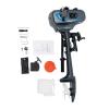 FXEIPOL 3.5HP Outboard Motor 2 Stroke Outboard Motor Boat Engine Short Shaft Outboard Motor with Half Water-cooling & Half Air-cooling Outboard Boat Engine Trolling Motor for Fishing Boat, Sailboat view 1