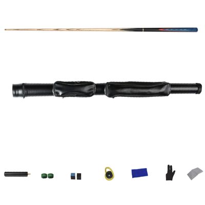 LIUHD Pool Cue Stick,57 Inch 19OZ Snooker Cues 3/4 Split Detachable Handmade Ash Wood Billiard Cue Sticks with Mini Butt End Extension Pool Table Games,B Set,10.2MM