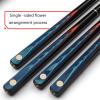 LIUHD Pool Cue Stick,57 Inch 19OZ Snooker Cues 3/4 Split Detachable Handmade Ash Wood Billiard Cue Sticks with Mini Butt End Extension Pool Table Games,B Set,10.2MM view 4