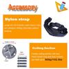 Chirp Wheel Yoga Back Wheel Hanging Yoga Hoop with Non-slip Tape & Accessories, Aerial Ring Set for Acrobatic/ Gymnastics/ Dance Fitness, Large Circus Aerial Hoop for Performance(Dia 35.4in/90cm/3ft) view 3