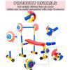 YFJBDKS Kids Exercise Bike Fun And Fitness Exercise Equipment, Adjustable Resistance And Seat Height Kid Stationary Bike, For Boys Girls Ages 3-8 Year Old,Weight bench view 2