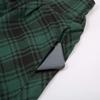 Womens Plaid Midi Skirt Vintage High Waist A Line Pleated Skirt with Pocket (US, Alpha, Medium, Regular, Regular, Green) view 4