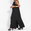 Geleglaer Linen Dresses for Womens Sleeveless Maxi Dress Sleeveless Linen Dress Casual Summer Dress Tank Long Dress Black 2024 Linen Shift Dress view 3