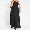 Geleglaer Linen Dresses for Womens Sleeveless Maxi Dress Sleeveless Linen Dress Casual Summer Dress Tank Long Dress Black 2024 Linen Shift Dress view 4