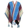 Women's Shawl Coat Knit Poncho Wrap Bohemian Fringe Blended Cashmere Warm Soft Ethnic Style Shawl for Leisure Travelling view 1