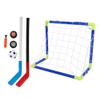 NDNCZDHC 2 in 1 Football Ice Hockey Goal Kit with Balls ABS Ice Hockey Goal Hockey Sticks Hockey Net Hockey Balls for Outdoor Sports view 1