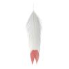Montana Fly Company Fly Tying - Galloup's Fish Feathers - Fin Tip - White/Red view 1