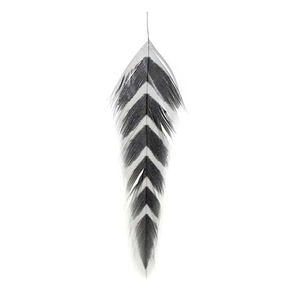 Montana Fly Company Fly Tying - Galloup's Fish Feathers - Arrowhead - White/Black