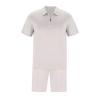 Cambkatl Mens 1/4 Zipper Tracksuit Short Sleeve Sweatsuits Pullover Sports Shirt and Shorts 2 Piece Outfits with Pockets view 4