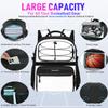 LOINTET Basketball Bag Backpack with Ball Holder Shoes Compartment, Large Basketball Accessories Sports Bag More Pockets for Football, Soccer, Volleyball, Gym, Travel, White view 4