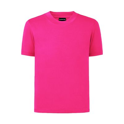 Dreammonkey 4T to Youth Neon Shirt Kids Rash Guard UPF 50+ Dry Fit Athletic Short Sleeve T Shirts for Boys and Girls (Neon Pink 4T)