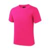 Dreammonkey 4T to Youth Neon Shirt Kids Rash Guard UPF 50+ Dry Fit Athletic Short Sleeve T Shirts for Boys and Girls (Neon Pink 4T) view 3