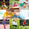 Dreammonkey 4T to Youth Neon Shirt Kids Rash Guard UPF 50+ Dry Fit Athletic Short Sleeve T Shirts for Boys and Girls (Gold S) view 2