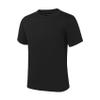Dreammonkey 4T to Youth Neon Shirt Kids Rash Guard UPF 50+ Dry Fit Athletic Short Sleeve T Shirts for Boys and Girls (Black 4T) view 3