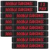 12 Pack Magsaddle .300 Blackout Subsonic Magazine Marking Bands .300 BLK Subsonic Caliber Identification Holster Accessories (Black - Red) view 1