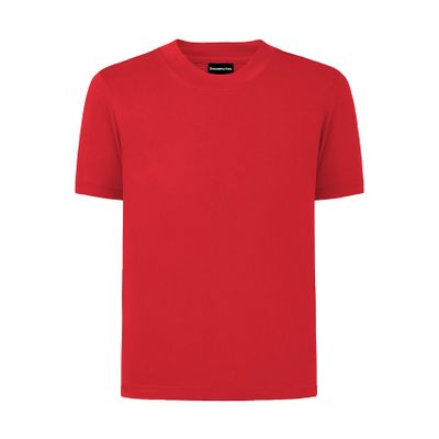 Dreammonkey 4T to Youth Neon Shirt Kids Rash Guard UPF 50+ Dry Fit Athletic Short Sleeve T Shirts for Boys and Girls (Red 5T)