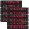 12 Pack Magsaddle .223 Remington Magazine Marking Bands .223 Caliber Identification Holster Accessories (Black - Red)
