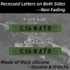 12 Pack Magsaddle 5.56 NATO Magazine Marking Bands 5.56 Caliber Identification Holster Accessories (OD Green - Black) view 2