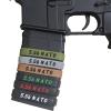 12 Pack Magsaddle 5.56 NATO Magazine Marking Bands 5.56 Caliber Identification Holster Accessories (OD Green - Black) view 4